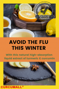 Avoid flu this winter with curcumall, the natural high absorption liquid extract of turmeric and curcumin