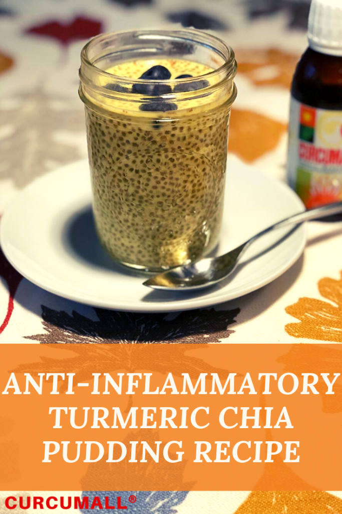 Easy anti-inflammatory turmeric chia pudding recipe